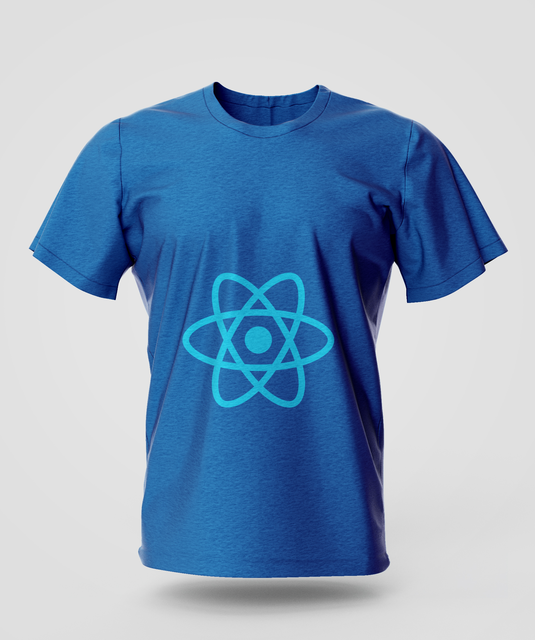 React shirt - blue